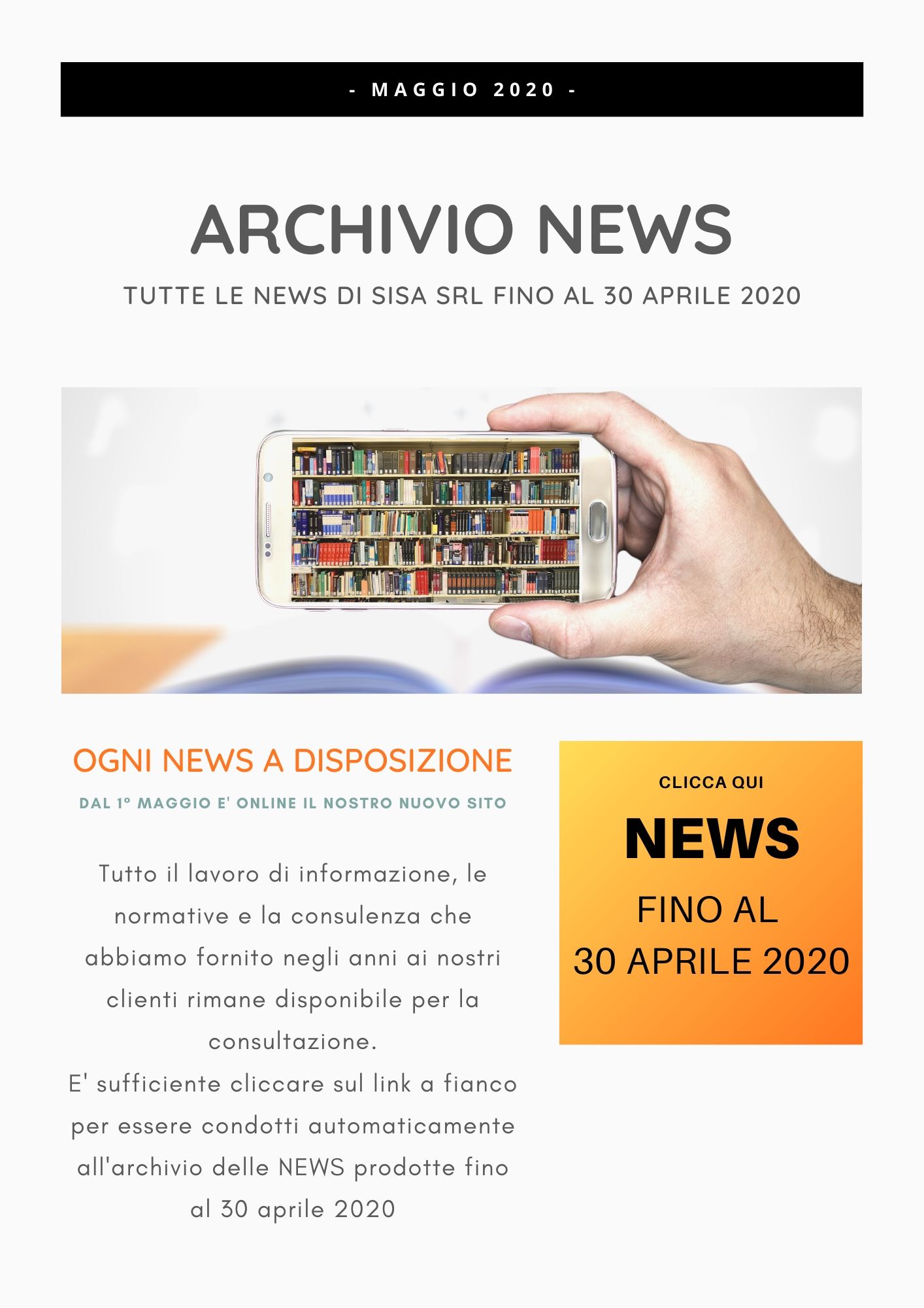 archivio news al 30.04.2020